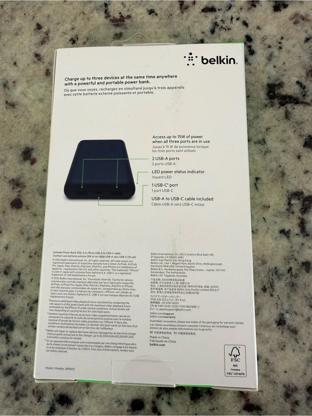 belkin power used charger